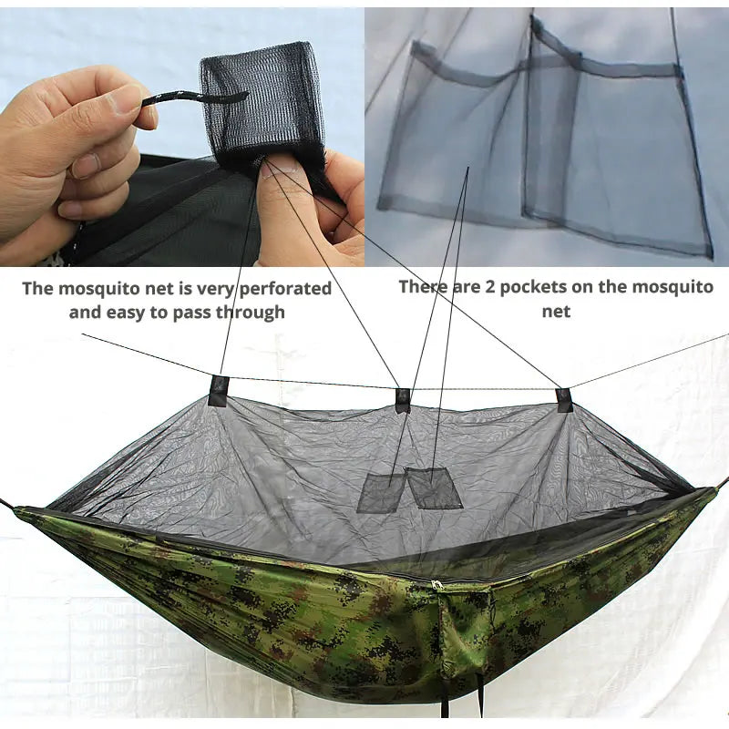 Camping Hammock with Mosquito Net