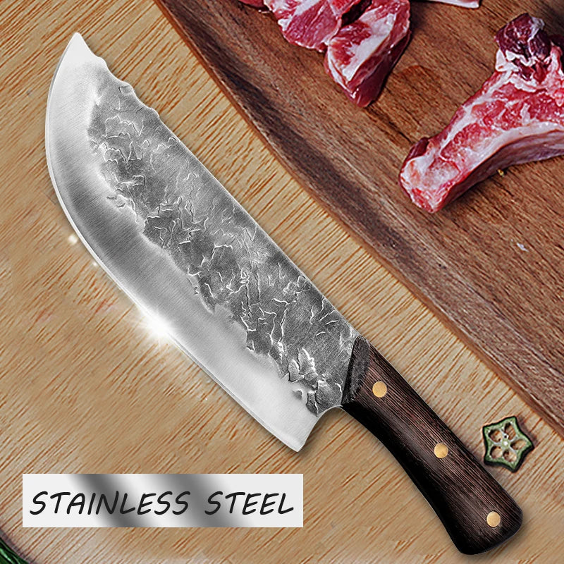 7.6 Inch Hand Forged Stainless Steel Kitchen Chef Knife