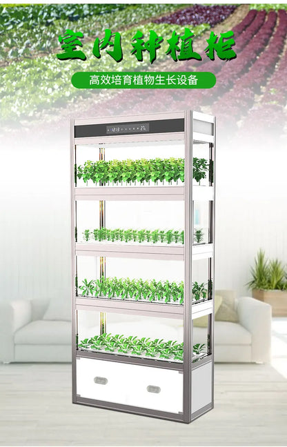 Indoor intelligent hydroponics multi-layer cabinet