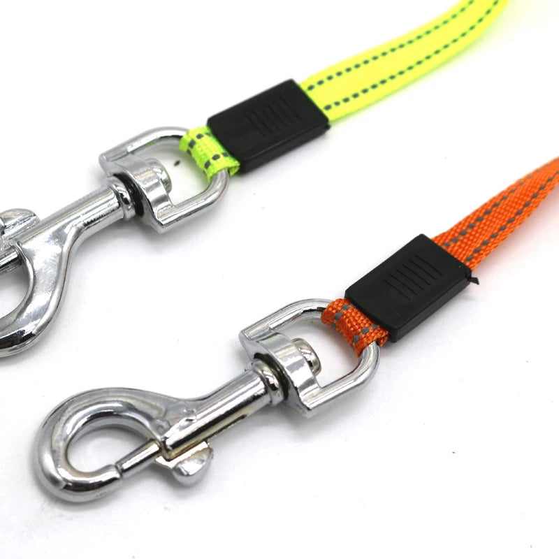 Dual Dog Rope Leash with Light, 2 Dogs