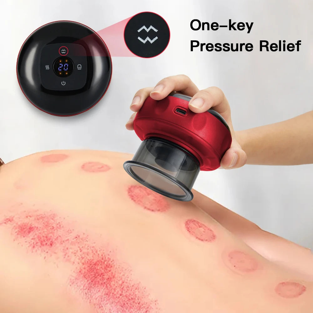 JoyfulHealthCo - Electric Vacuum Cupping Massage