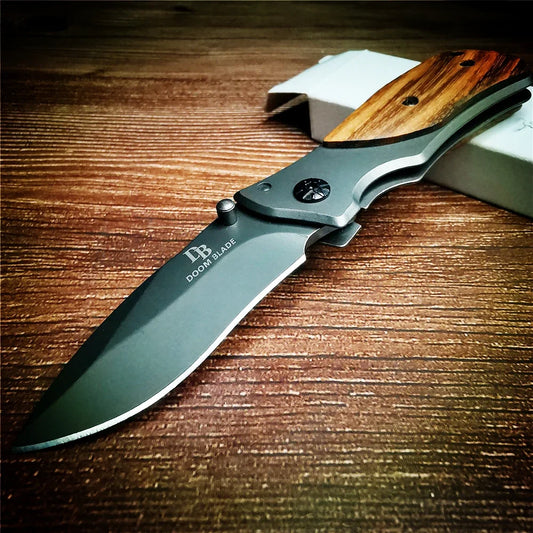 Multifunctional Steel Folding Knife, Pocket Size