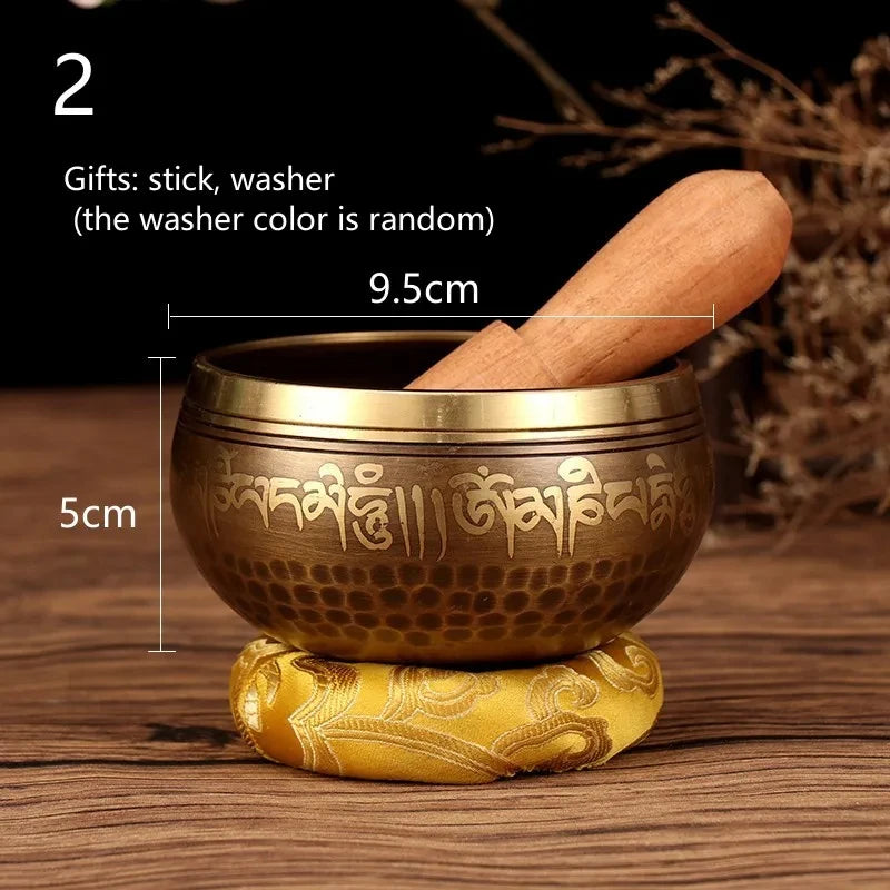 Tibetan Nepal Handmade Singing Bowl