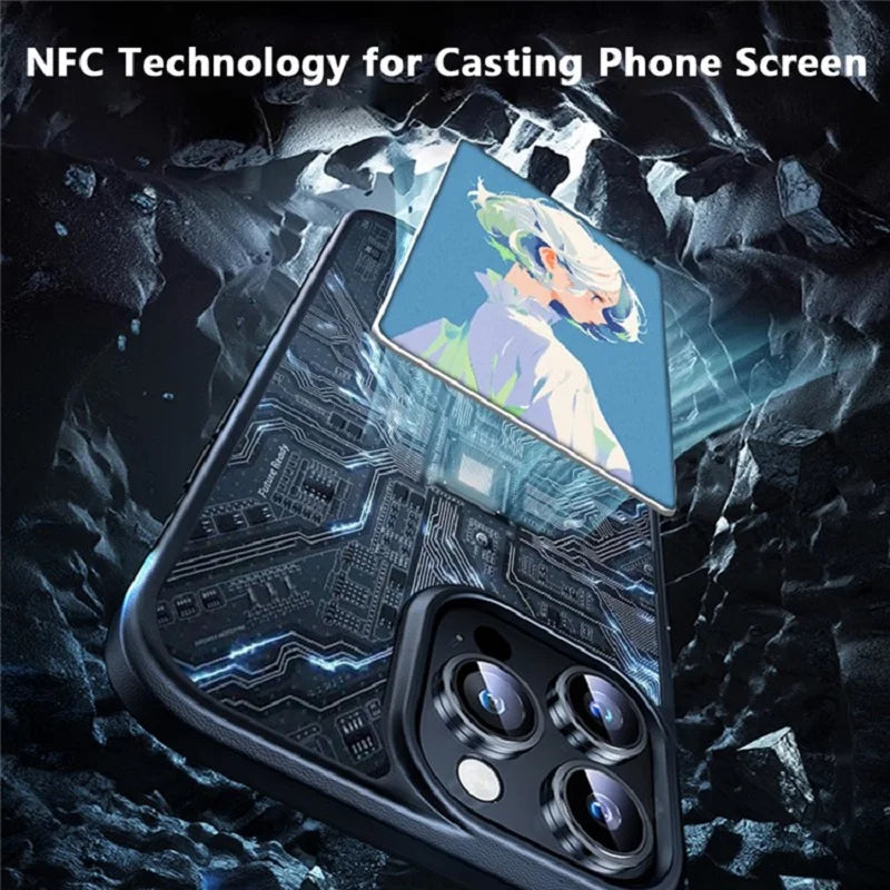 Smart NFC Picture iPhone Case / Battery free