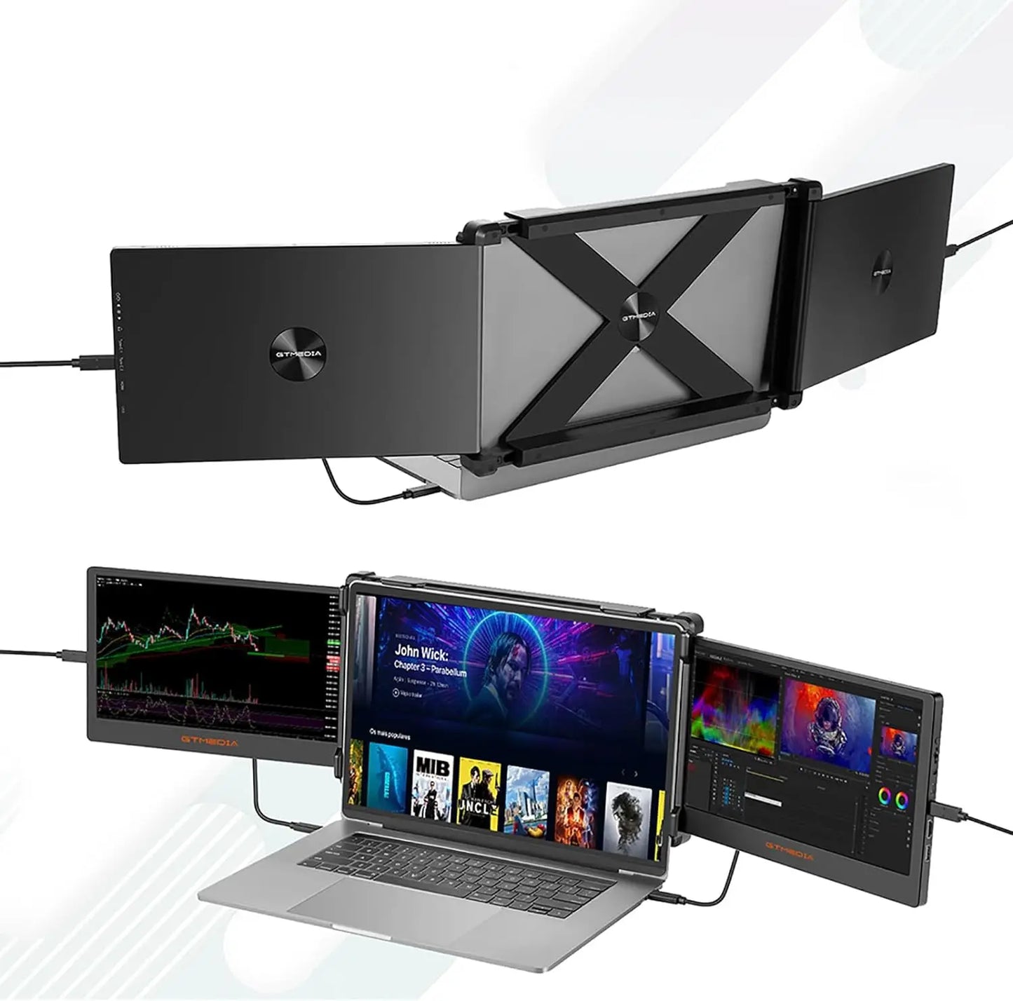 11.6 Inch FHD Triple Portable Monitor Extender